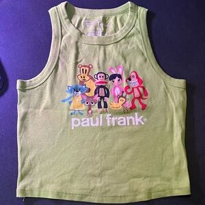 Paul Frank Lime Green Kids Tank Top